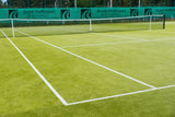 Tennisblende Klassiker 12 x 2 m – grüne Sichtschutzblende mit Werbeaufdruck an Tennisplatzzaun, winddurchlässiges Netzgewebe in Wiesbaden von City Medien Einkaufswelt für Partner günstig kaufen, drucken lassen, online preiswert bestellen – Tennisblenden, Sichtschutz, Sportwerbung