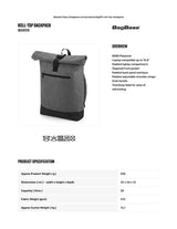 Tasche Fashion Roll-Top-Backpack