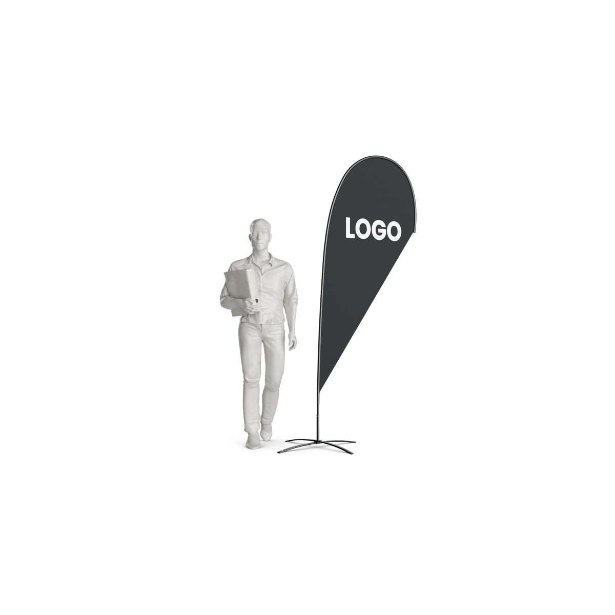 Beachflag Drop – Small (210 cm) in Wiesbaden kaufen auf City Medien Einkaufswelt für Partner
