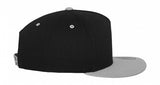 Basecap Truckercap schwarz grau Seitenansicht