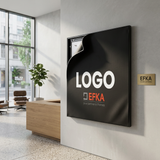 Textilrahmen einseitig ohne LED von EFKA