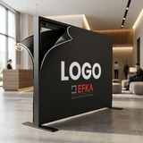 Textilrahmen freistehend beidseitig ohne LED von EFKA