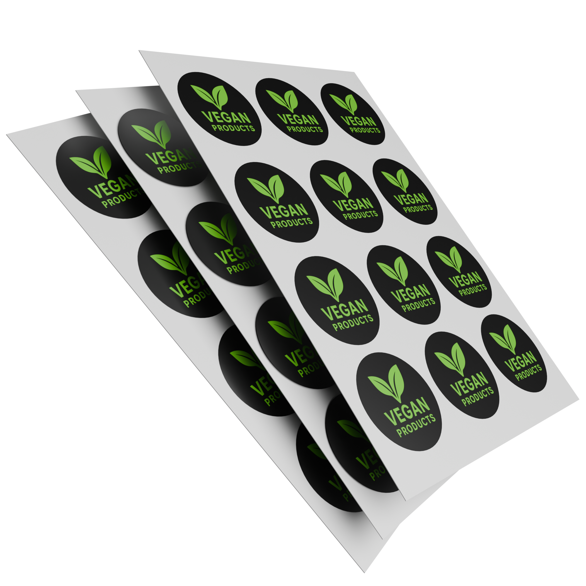 Vegane Stickerbögen in Wiesbaden kaufen auf City Medien Einkaufswelt für Partner