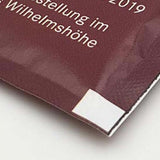 Zuckertüten 4 g – Nahaufnahme brauner Portionsbeutel 5,5 x 6 cm, Textaufdruck beidseitig bedruckt in Wiesbaden von City Medien Einkaufswelt für Partner günstig kaufen, drucken lassen, online preiswert bestellen – Werbemittel, Gastronomiebedarf
