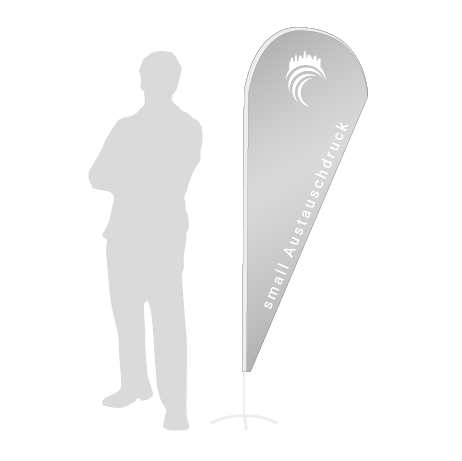 Beachflag Drop Austauschdruck | Small (210 cm) | einseitig bedruckt