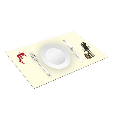 Tischsets aus Zuckerrohrpapier | DIN A3 | einseitig bedruckt
